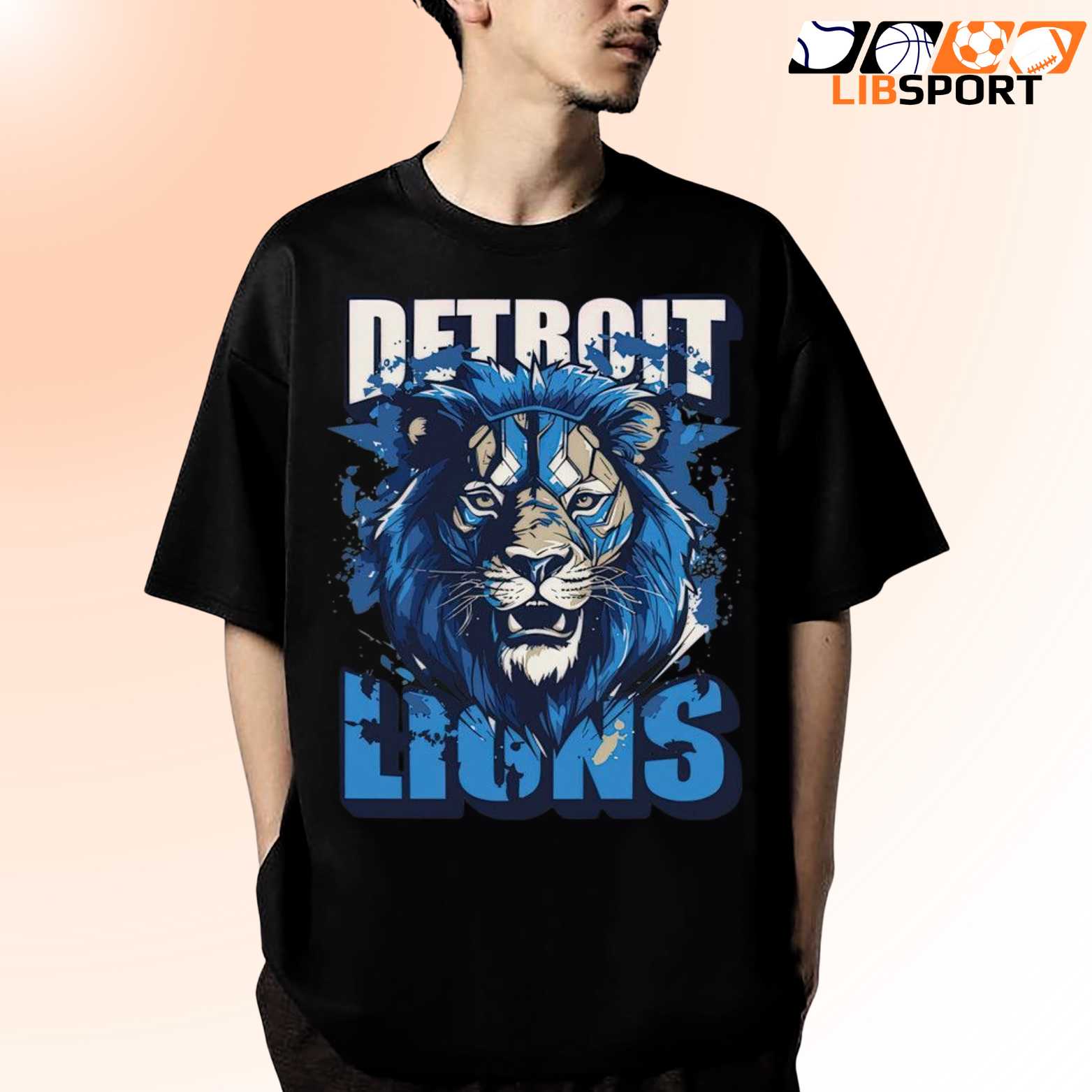 Detroit Lions Football T-Shirt, Classic Team Logo Tee, Unisex Nfl Fan Gift